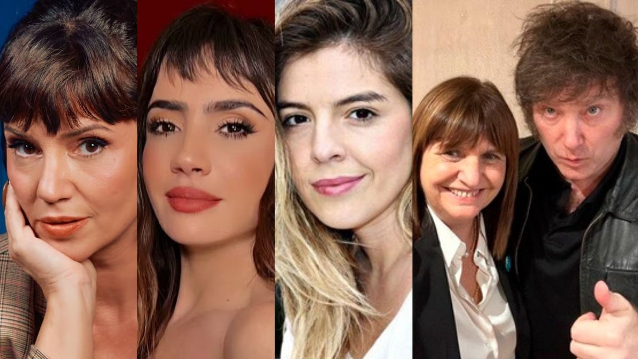 famosos contra milei