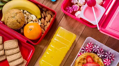 Snaks saludables para llevar al colegio. Snaks saludables para llevar al colegio.