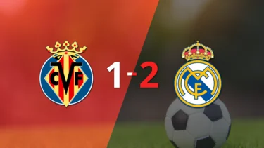 Real Madrid se lo dio vuelta a Villarreal y le ganó 2 a 1