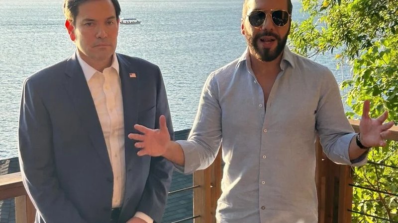 Marco Rubio y Nayib Bukele