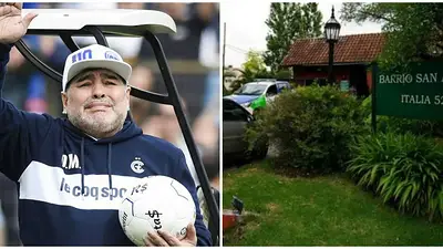 Las fotos de la casa donde murió Diego Maradona en el country del Tigre Las fotos de la casa donde murió Diego Maradona en el country del Tigre