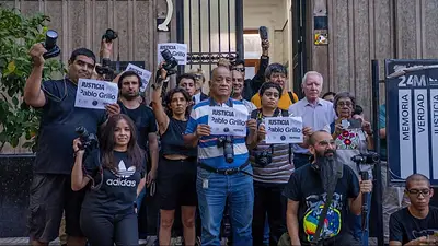 Camarazo federal por Pablo Grillo: reporteros gráficos de La Rioja se sumaron al pedido de justicia Camarazo federal por Pablo Grillo: reporteros gráficos de La Rioja se sumaron al pedido de justicia