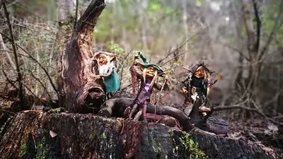 Duendes en el bosque. Duendes en el bosque.