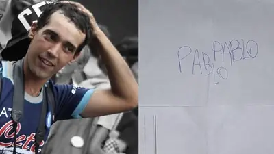 Pablo Grillo sigue internado, pero pudo escribir en un papel: "Abuelo" Pablo Grillo sigue internado, pero pudo escribir en un papel: "Abuelo"