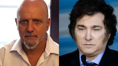 Gustavo Cordera y Javier Milei Gustavo Cordera y Javier Milei