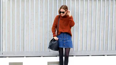 Look de invierno con shorts Look de invierno con shorts