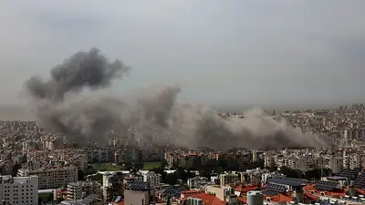 Israel bombardea Beirut tras cuatro meses de tregua con Hezbolá Israel bombardea Beirut tras cuatro meses de tregua con Hezbolá