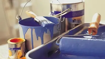 Pintura, pintura al agua, hogar, pinceles Pintura, pintura al agua, hogar, pinceles