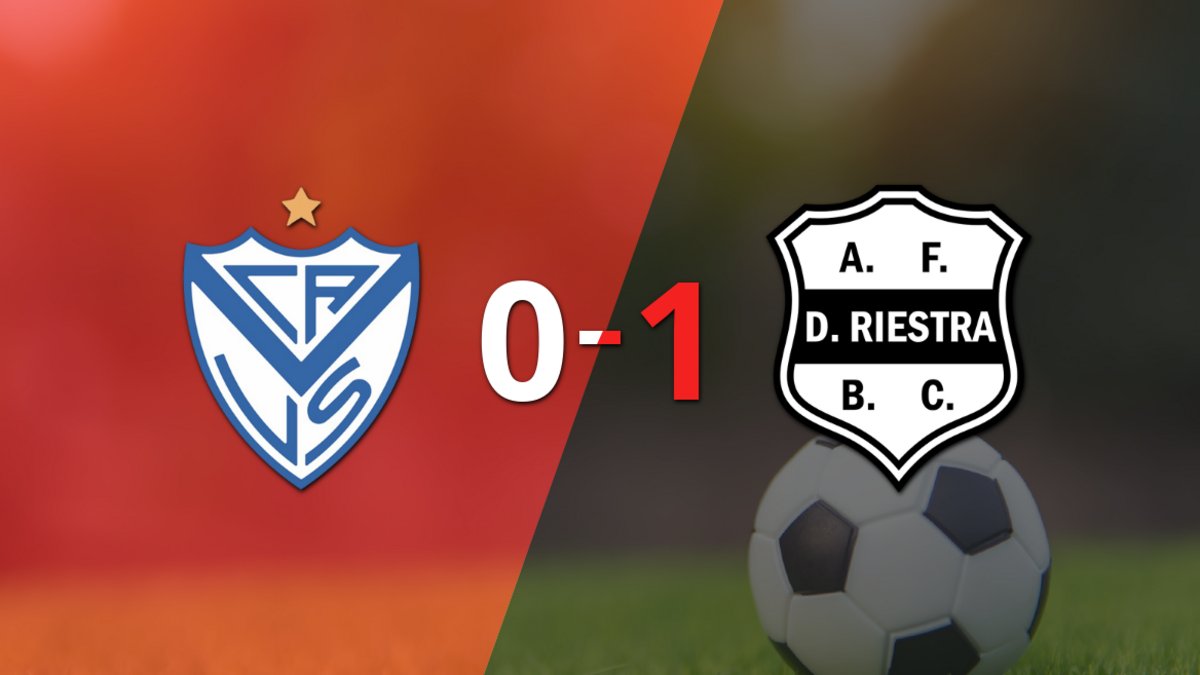 Vélez cayó frente a Dep. Riestra 1-0 con un gol de Jonathan Herrera ...