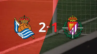Real Sociedad logró una victoria con gol agónico por 2 a 1 frente a Valladolid Real Sociedad logró una victoria con gol agónico por 2 a 1 frente a Valladolid