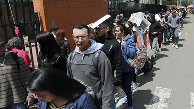 Desempleo en Colombia disminuye en febrero Desempleo en Colombia disminuye en febrero