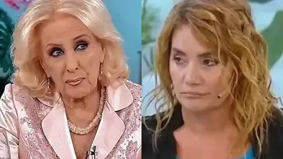 El tenso cruce de Mirtha Legrand y Nancy Pazos. El tenso cruce de Mirtha Legrand y Nancy Pazos.