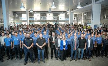 Ferraresi presentó la nueva Policía Municipal de Avellaneda para reforzar la seguridad | Policía