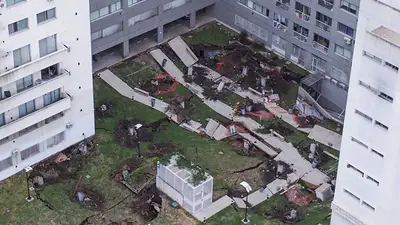 Máxima alerta por "potencial riesgo de derrumbe" en el complejo de Parque Patricios Máxima alerta por "potencial riesgo de derrumbe" en el complejo de Parque Patricios