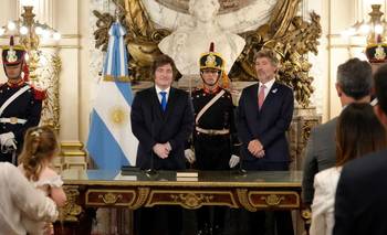 Milei le tomó juramento a Mahiques como nuevo ministro de Justicia  | Casa rosada 