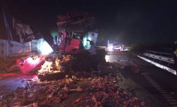 Tragedia en la Ruta 9: chocaron tres camiones y un colectivo, hay un muerto y un herido | Choque