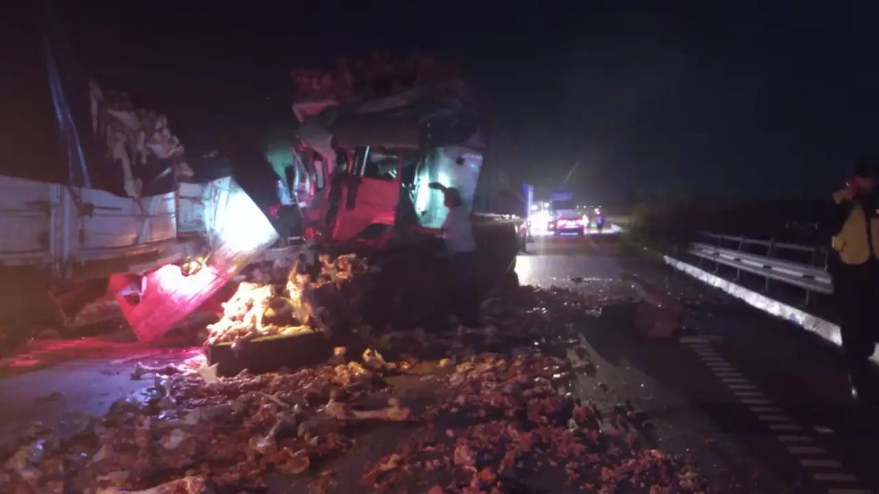 Tragedia en la Ruta 9: chocaron tres camiones y un colectivo, hay un muerto y un herido