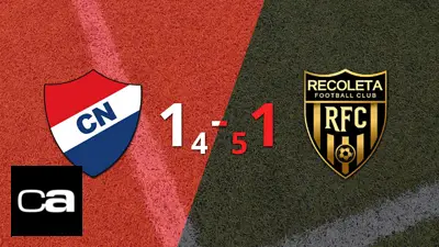 Por penales, Deportivo Recoleta eliminó a Nacional (P) Por penales, Deportivo Recoleta eliminó a Nacional (P)