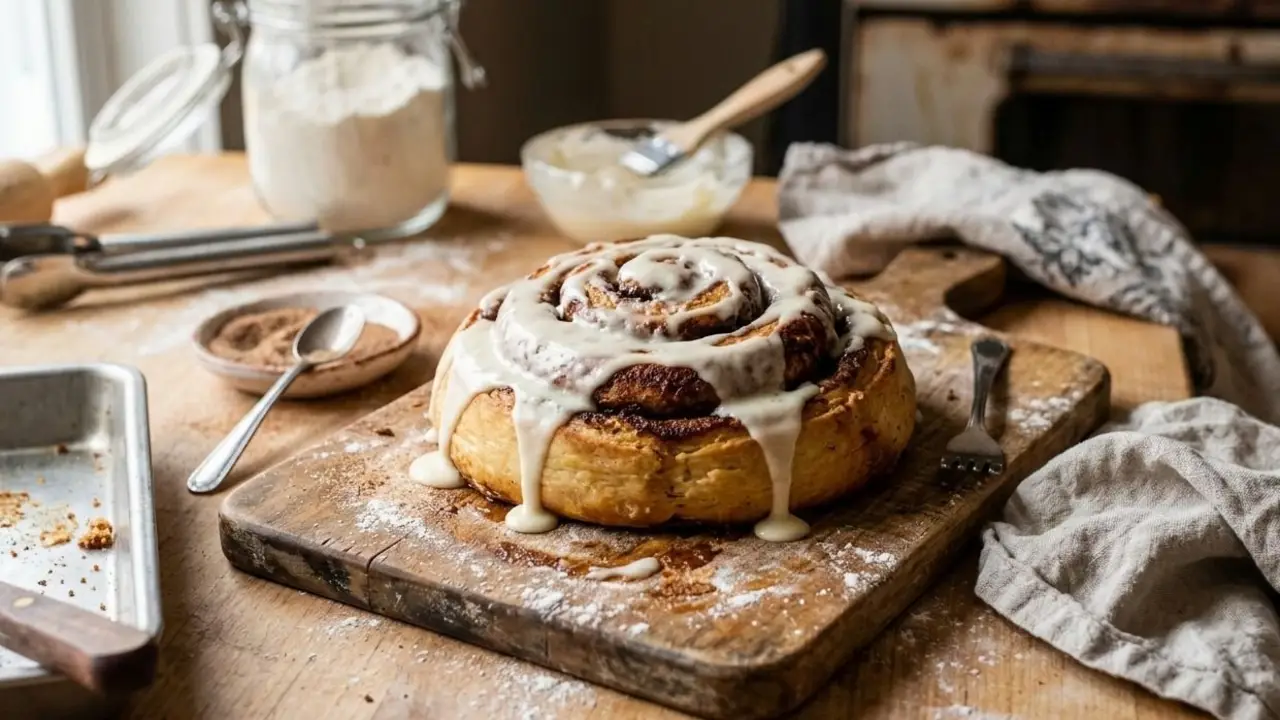 Cómo es la receta de los rolls de canela con masa de pizza. 