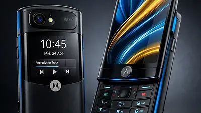 Así sería el Motorola RIZR Z8 "Industria Argentina", según la Inteligencia artificial Así sería el Motorola RIZR Z8 "Industria Argentina", según la Inteligencia artificial