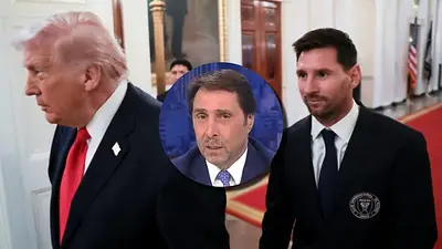 Feinmann tomó una postura sobre el encuentro de Messi con Trump. Feinmann tomó una postura sobre el encuentro de Messi con Trump.