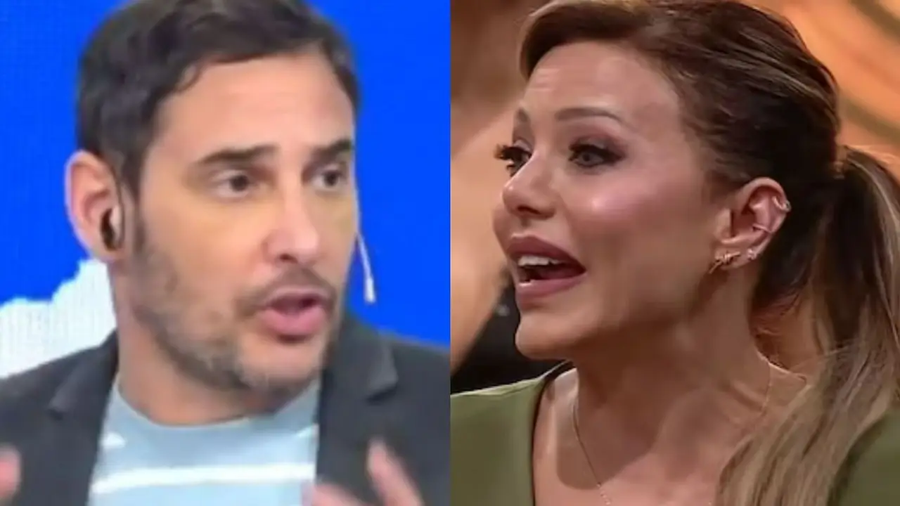 A la izquierda, Rodrigo Lussich; a la derecha, Evangelina Anderson.