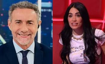 Aceptó el reto de Lali: las imágenes de Luis Majul disfrazado y con brillos en LN+ | Televisión 