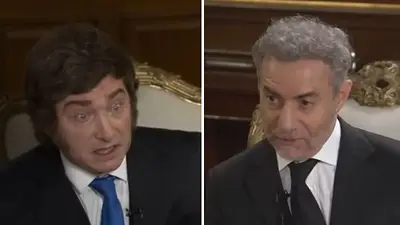 Luis Majul y Javier Milei Luis Majul y Javier Milei