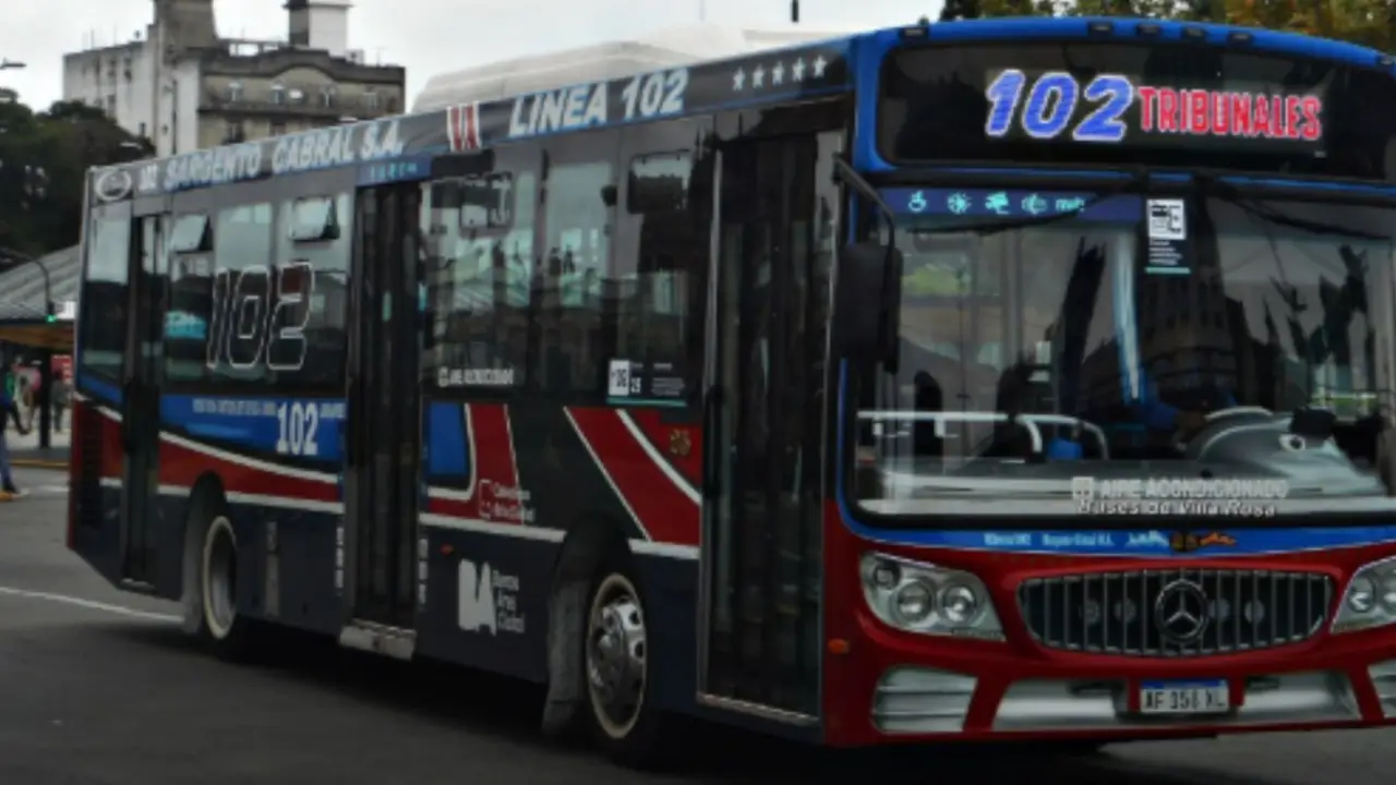 Colectivo de la línea 102