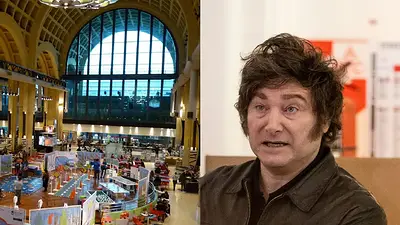 Shopping y Javier Milei Shopping y Javier Milei