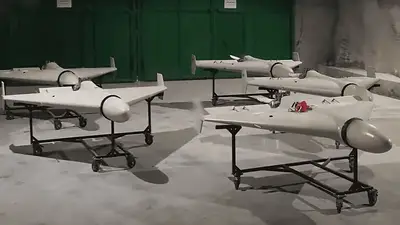 Drones Shahed 136 iraníes. Drones Shahed 136 iraníes.