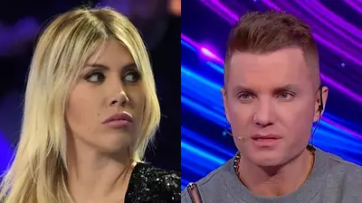 Wanda Nara y Santiago del Moro. Wanda Nara y Santiago del Moro.