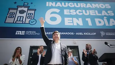 Axel Kicillof inauguró seis escuelas en un día Axel Kicillof inauguró seis escuelas en un día