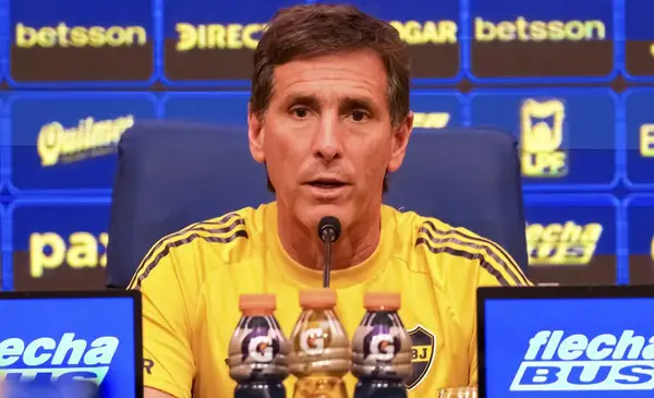 La reacción de Claudio Úbeda tras los silbidos de los hinchas de Boca: 