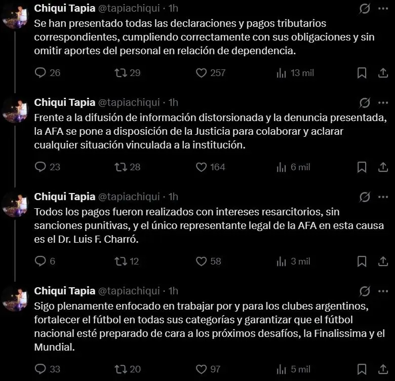 Claudio Chiqui Tapia, fútbol argentino, Selección Argentina, AFA