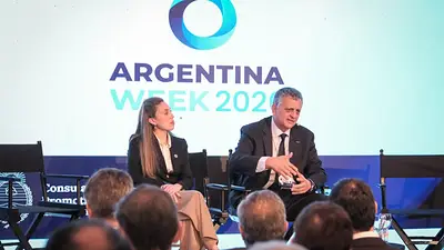 Horacio Marín durante su participación en Argentina Week en Nueva York Horacio Marín durante su participación en Argentina Week en Nueva York