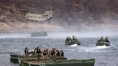 Corea del Norte lanza 10 misiles balísticos durante las maniobras militares de EEUU y Corea del Sur Corea del Norte lanza 10 misiles balísticos durante las maniobras militares de EEUU y Corea del Sur