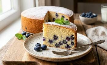 Receta de torta escondida de arándanos: fácil y exquisita | Recetas de cocina