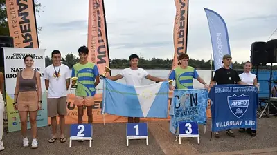 El nadador formoseño Mauricio Arias se consagró campeón en el Aguas Abiertas del Río Uruguay El nadador formoseño Mauricio Arias se consagró campeón en el Aguas Abiertas del Río Uruguay