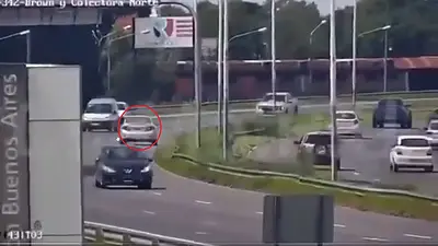 Una mujer manejó seis kilómetros a contramano en la Panamericana Una mujer manejó seis kilómetros a contramano en la Panamericana