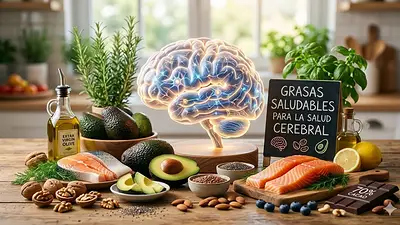 Grasas saludables para la salud cerebral. Grasas saludables para la salud cerebral.