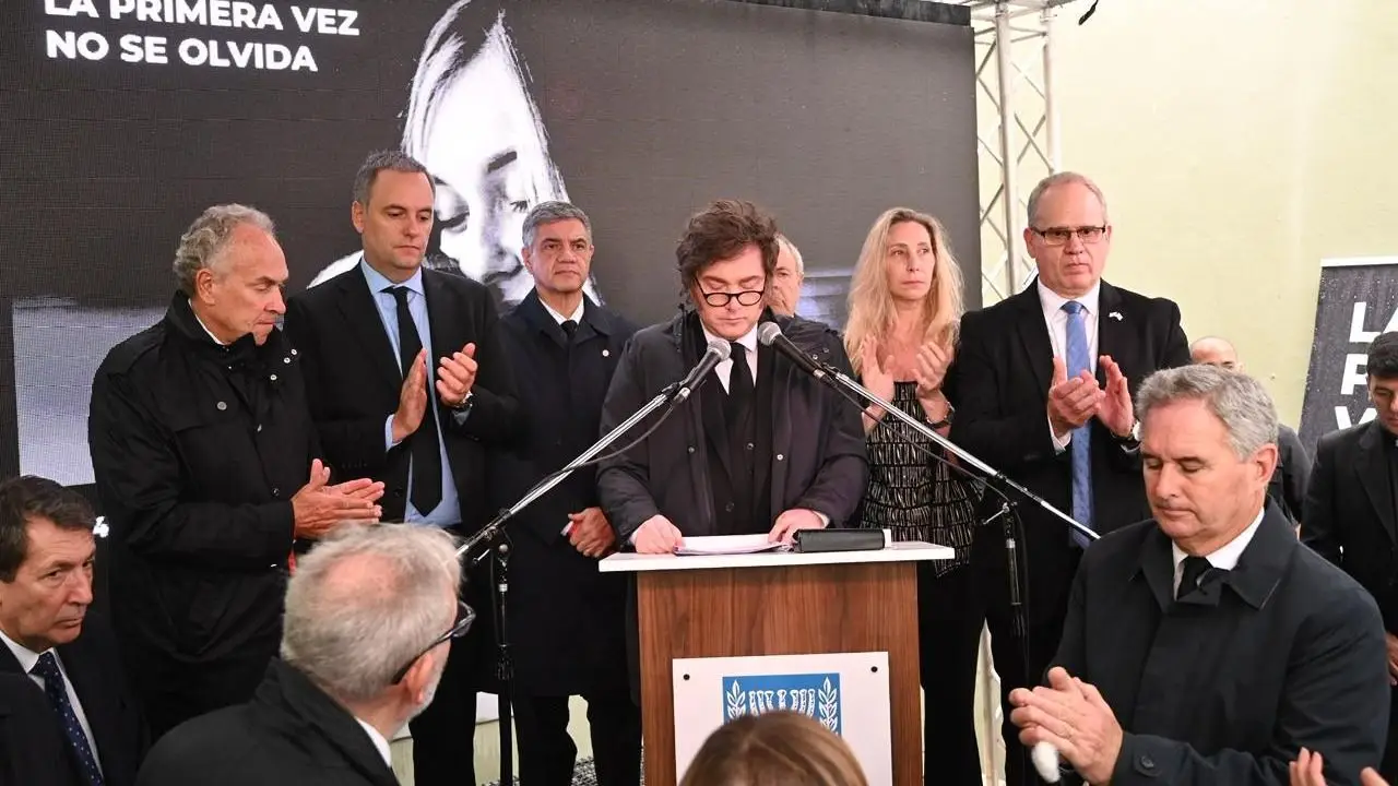 Milei, a 34 años del atentado a la Embajada de Israel: "La amenaza del terrorismo sigue presente"