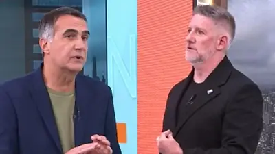 Fuerte interna entre Antonio Laje y Luis Novaresio. Fuerte interna entre Antonio Laje y Luis Novaresio.
