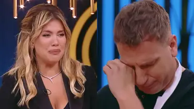 La emotiva despedida de Wanda Nara a Maxi López en MasterChef. La emotiva despedida de Wanda Nara a Maxi López en MasterChef.