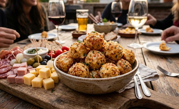 La receta de las bolitas de queso con solo dos ingredientes | Recetas de cocina