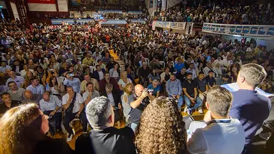 Con un acto en Lanús, el espacio que impulsa a Dante Gebel avanzó en su armado nacional Con un acto en Lanús, el espacio que impulsa a Dante Gebel avanzó en su armado nacional