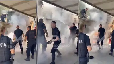 Rosario: no le pagaron el sueldo y se prendió fuego frente a la empresa Rosario: no le pagaron el sueldo y se prendió fuego frente a la empresa