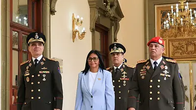 Presidenta encargada de Venezuela designa nuevo alto mando militar Presidenta encargada de Venezuela designa nuevo alto mando militar