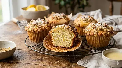 Muffins de limón Muffins de limón