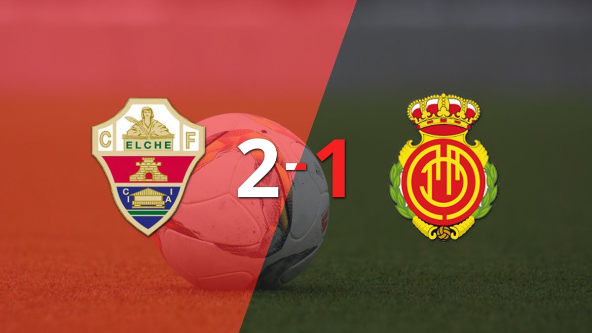 Elche supera por 2-1 a Mallorca tras dar vuelta el partido | El Destape
